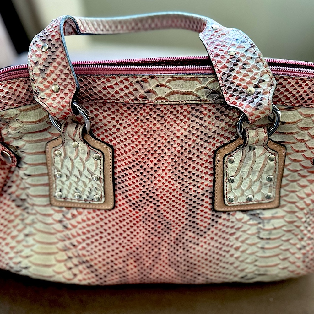 Sacs à main Kesslord Python Leather Bag